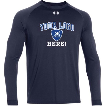 Under Armour Men's Midnight NAVY Long Sleeve Locker Tee