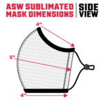 Atlantic Sportswear Sublimated FLAG Face Mask – <span class="saleitem">Protect yourself & others</span>