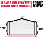 Atlantic Sportswear Sublimated FLAG Face Mask – <span class="saleitem">Protect yourself & others</span>