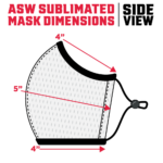 Atlantic Sportswear Sublimated FLAG Face Mask – <span class="saleitem">Protect yourself & others</span>