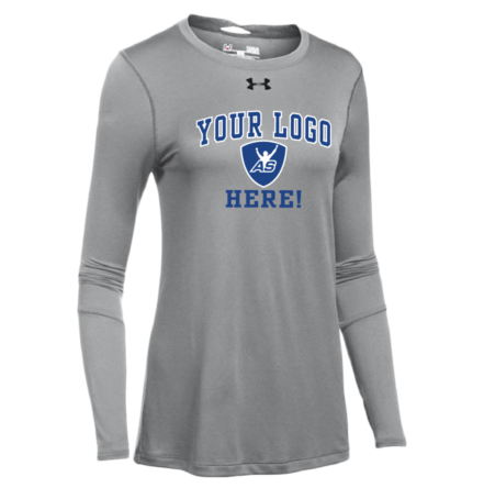 Under Armour True Grey LONG Sleeve Locker Tee
