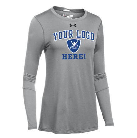 Under Armour True Grey LONG Sleeve Locker Tee
