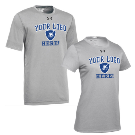 Under Armour True Grey SHORT SLEEVE Locker Tee