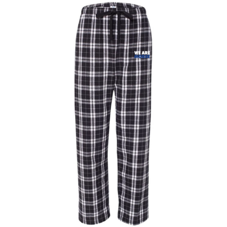 Black and White Flannel Pant