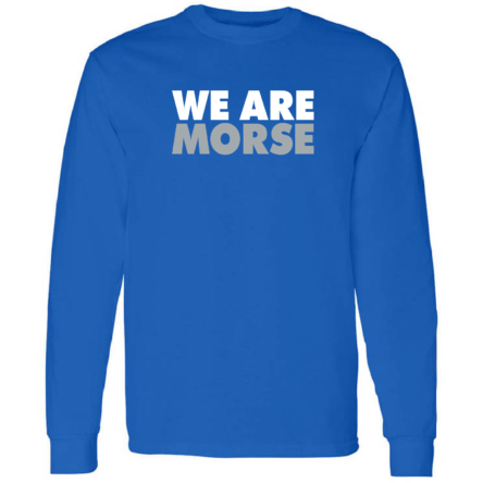 Classic ROYAL BLUE LONG Sleeve COTTON Tee