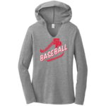 Tri-Blend Long Sleeve HOODED Tee