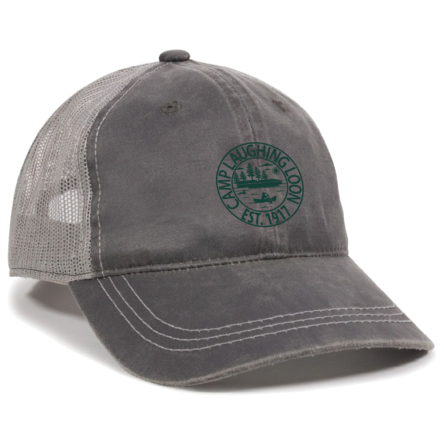 CHARCOAL/GREY Weathered Trucker Cap