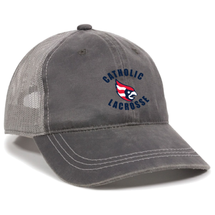 CHARCOAL/GREY Weathered Trucker Cap