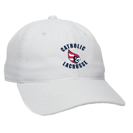 WHITE Garment Washed Cotton Twill Cap
