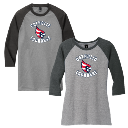 Tri-Blend 3/4 Sleeve BASEBALL Tee