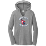 Tri-Blend Long Sleeve HOODED Tee