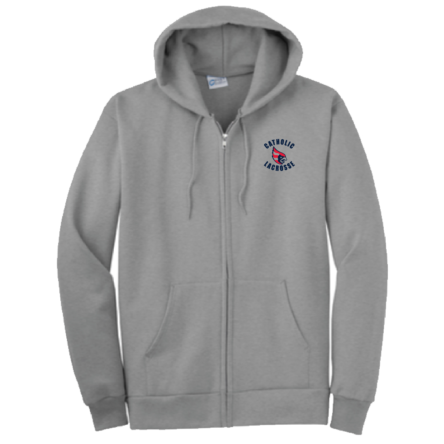 Classic GREY FULL-ZIP Sweatshirt