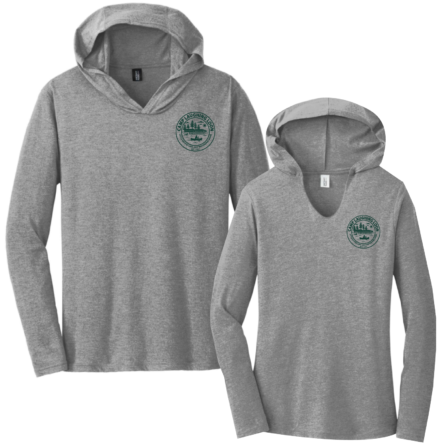 Tri-Blend Long Sleeve HOODED Tee