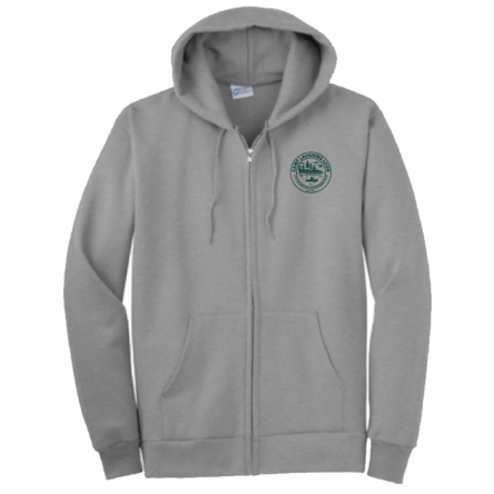 Classic GREY FULL-ZIP Sweatshirt