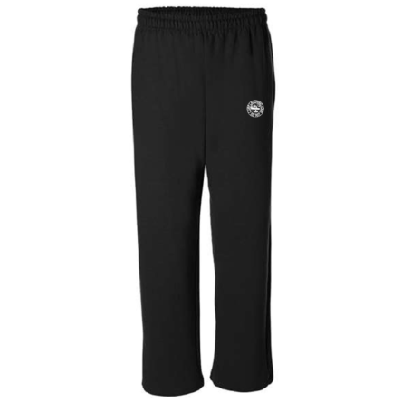 Classic BLACK Open Bottom Sweatpants – <span class="saleitem">NEW!</span>