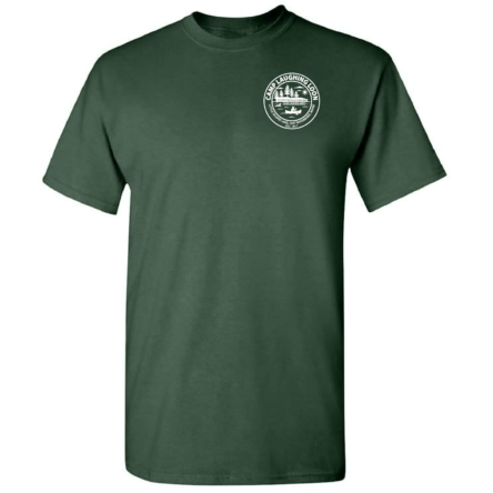 Classic DARK GREEN SHORT Sleeve COTTON Tee