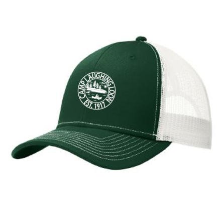 DARK GREEN/WHITE Trucker Cap – <span class="saleitem">NEW!</span>