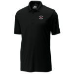 Atlantic Sportswear Atlan-Tec Solid BLACK Performance POLO – <span class="saleitem">NEW!</span>