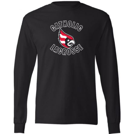 Classic BLACK LONG Sleeve COTTON Tee