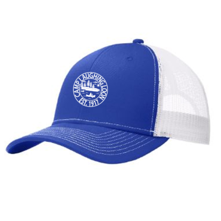 ROYAL BLUE/WHITE Trucker Cap – <span class="saleitem">NEW!</span>