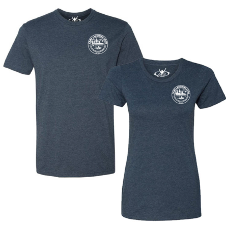 Atlantic Sportswear NAVY Heather Feel Good Tee