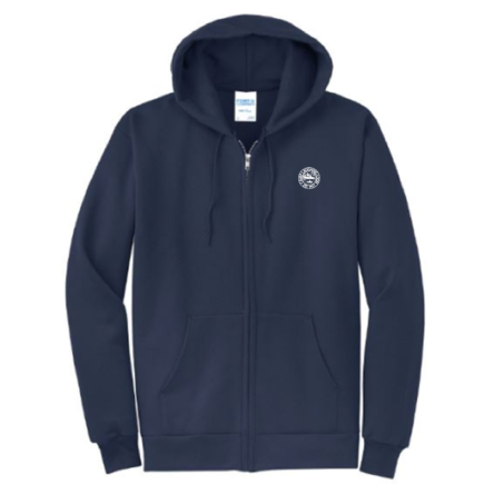 Classic NAVY FULL-ZIP Sweatshirt – <span class="saleitem">NEW!</span>